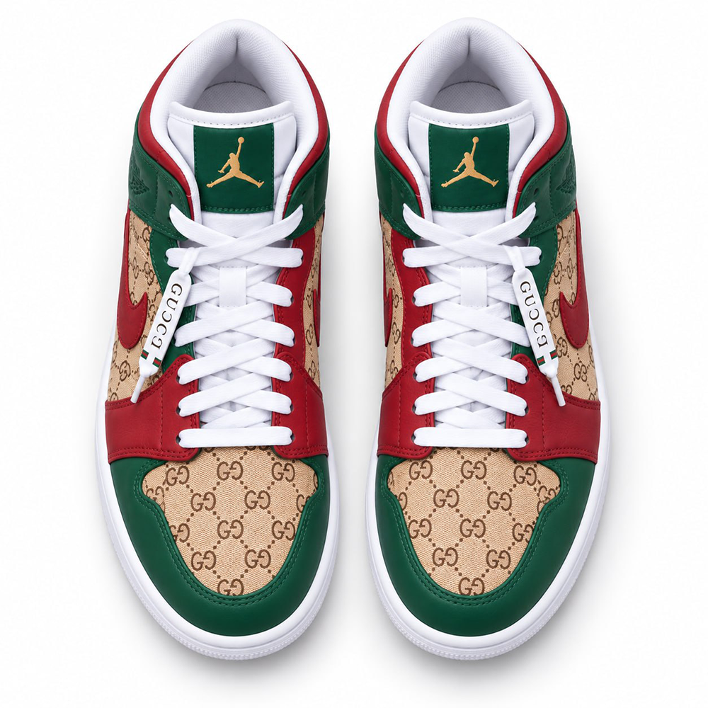 GUCCI x Air Jordan Sneaker Custom