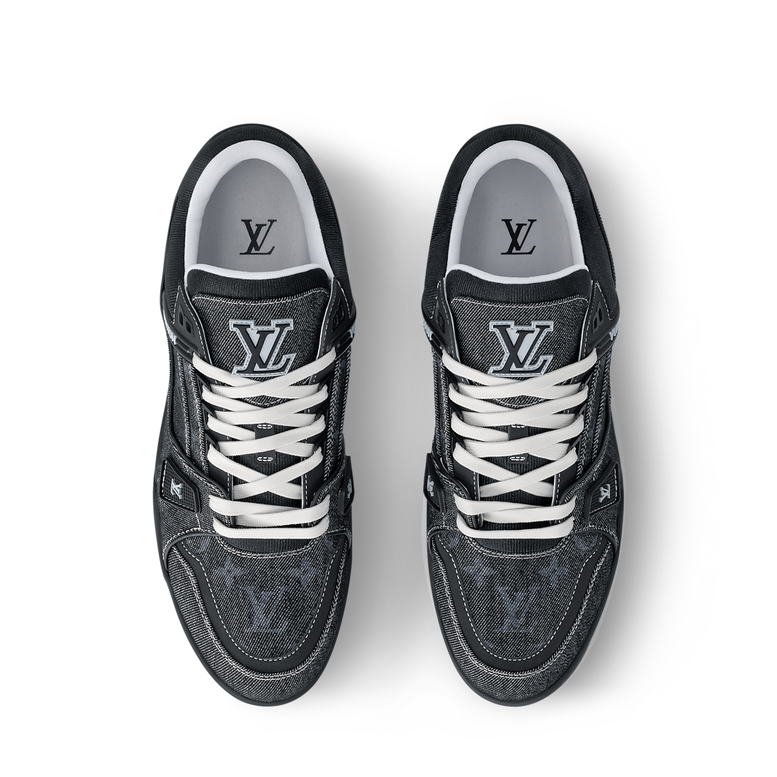 LV Trainer 'Black' Denim