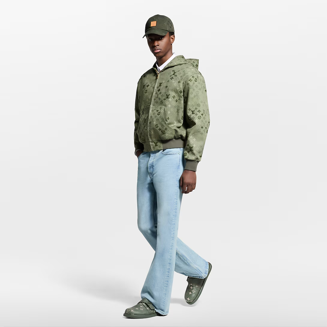 LV Easy Mule Khaki Green