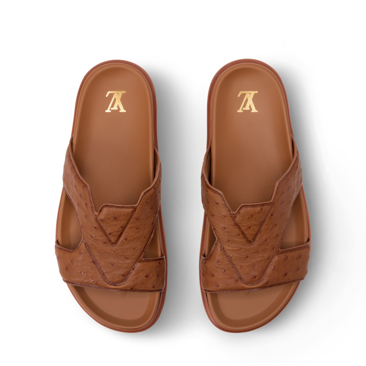 LV Oasis Mule Cognac Brown