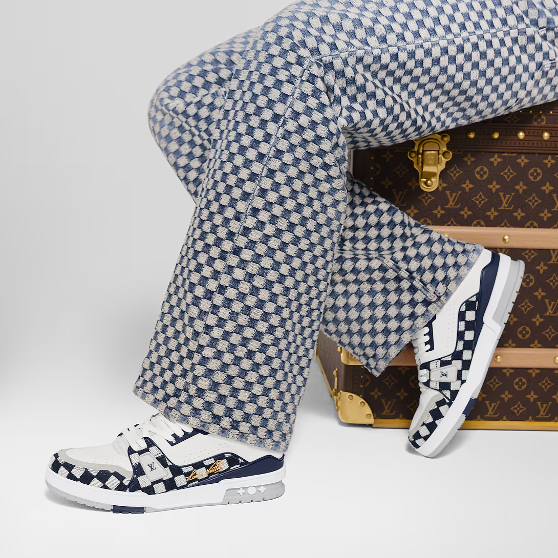 LV Trainer White Navy