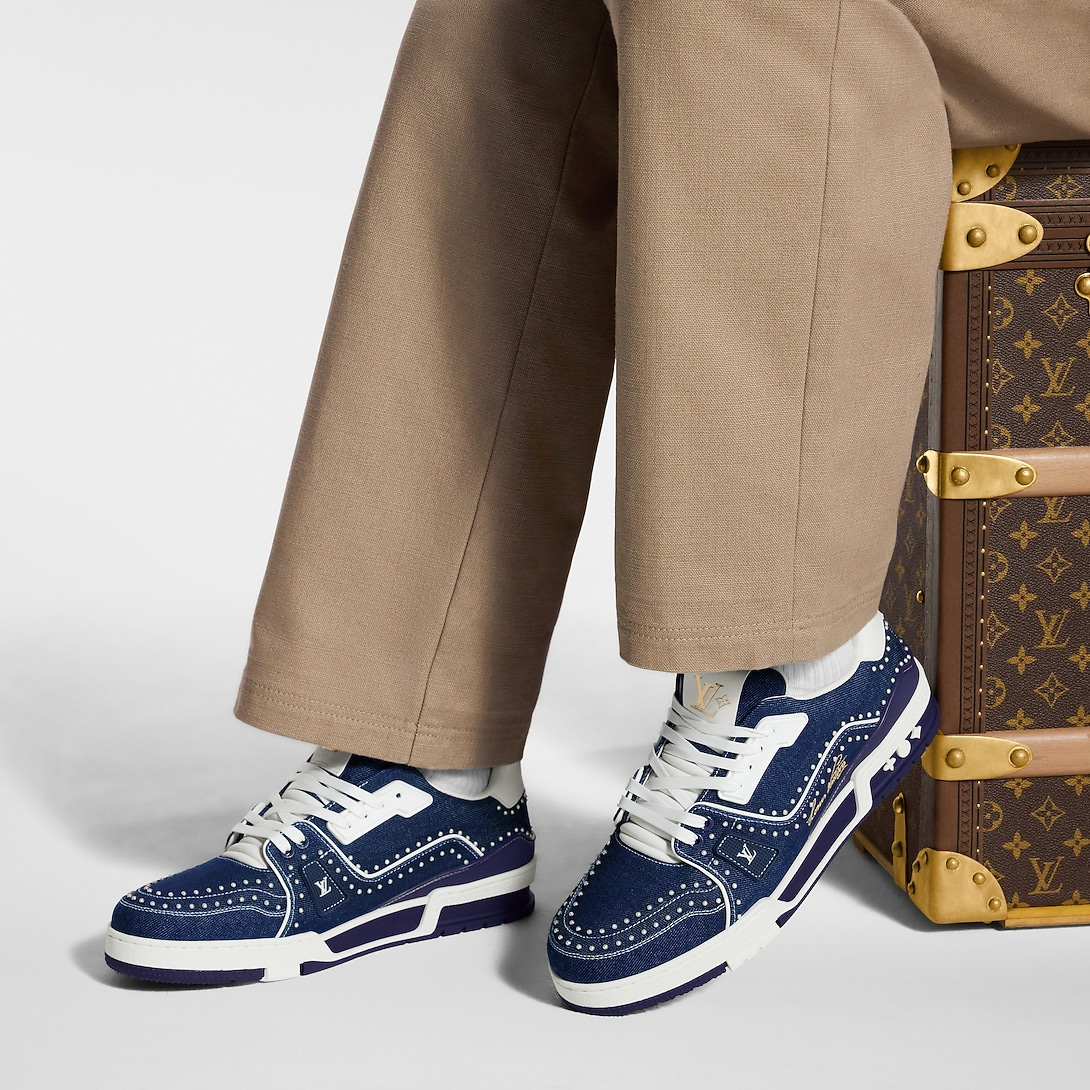 LV Trainer Sneaker Revisited This Season In Monogram