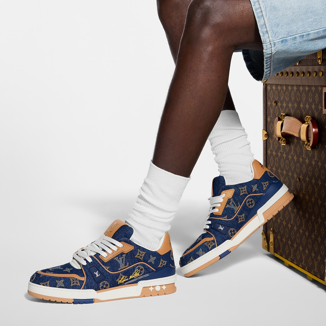 LV Trainer Sneaker Revisited This Season In Monogram