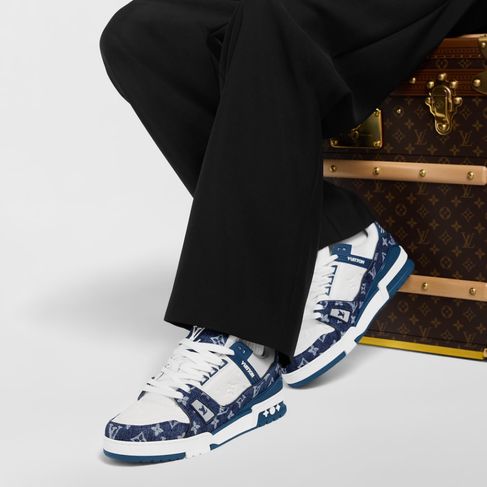 Louis Vuitton LV Trainer Sneaker ‘Denim Monogram Blue’