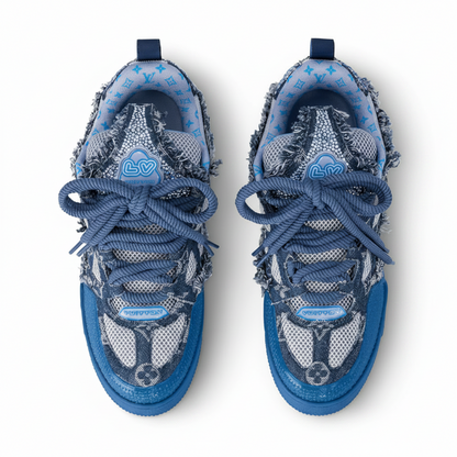 LV Skate Sneaker Blue Swarovski™ Crystals