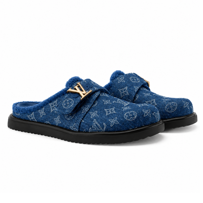 LV Easy Mule Sandals Blue