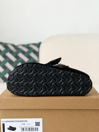LV Cosy Flat Comfort Clog Black