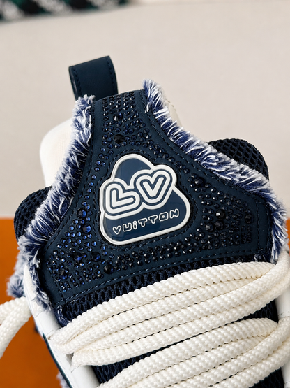 LV Skate Sneaker Marine White