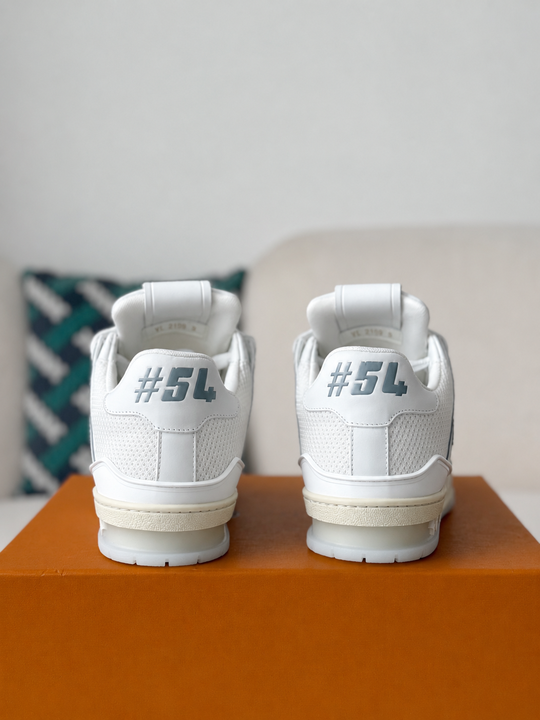 LV Trainer Sneaker White