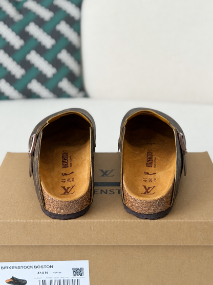LV Cosy Flat Comfort Clog Brown