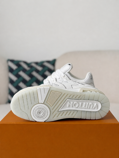 LV Trainer Sneaker White