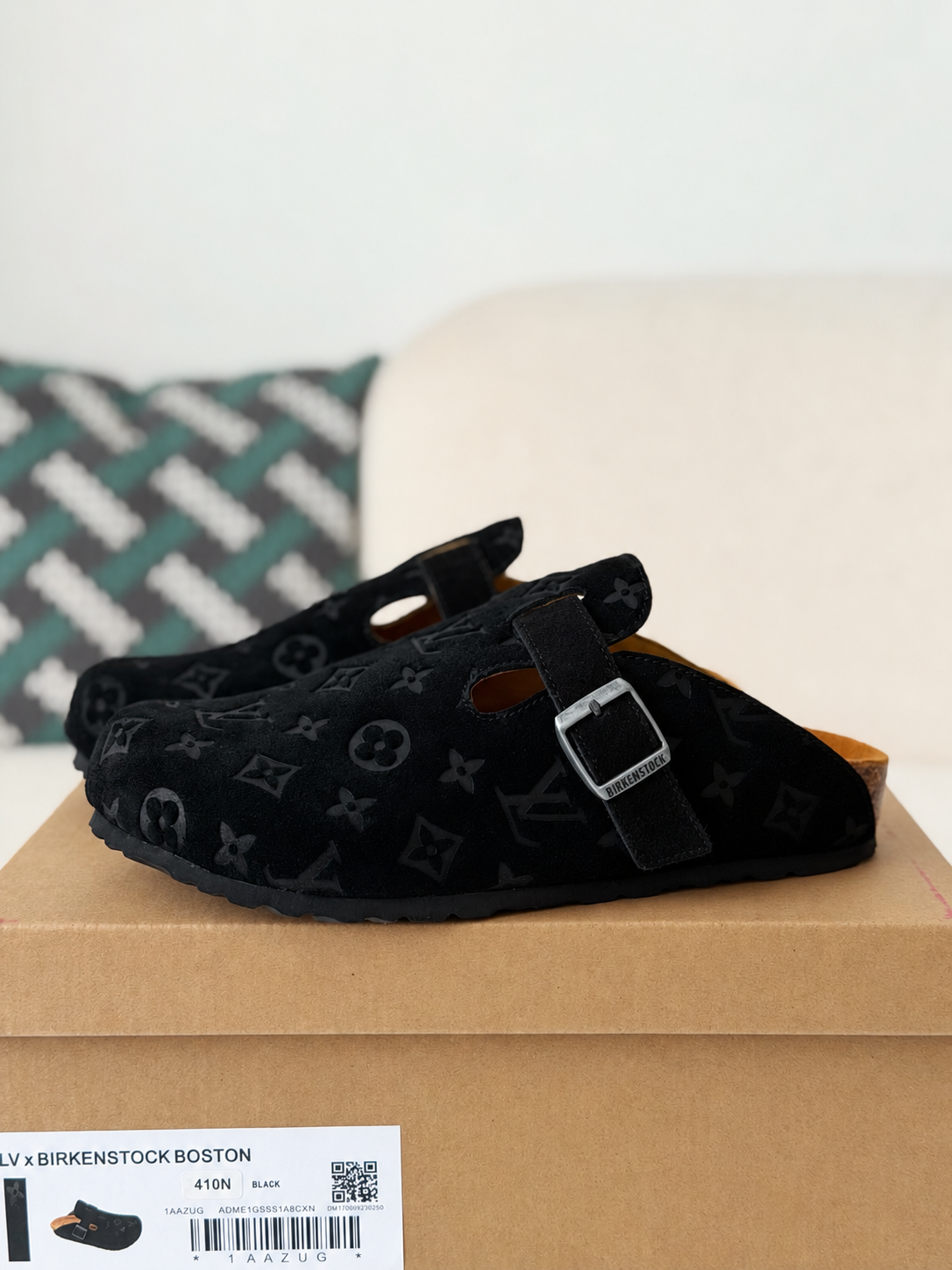 LV Cosy Flat Comfort Clog Black