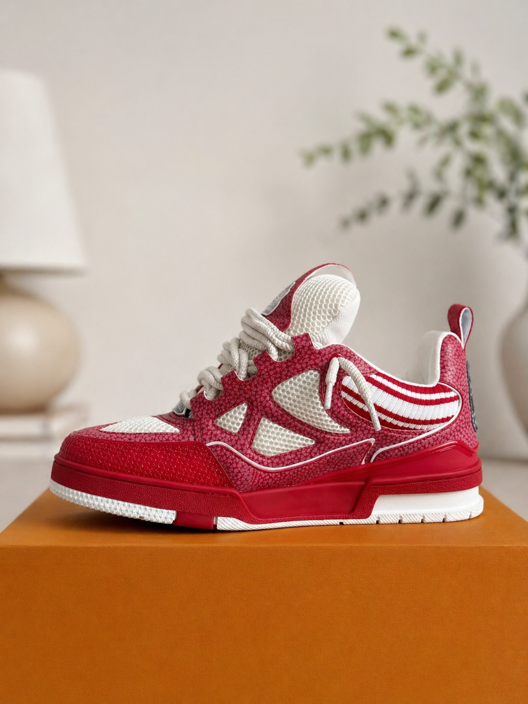 LV Skate Sneaker Red
