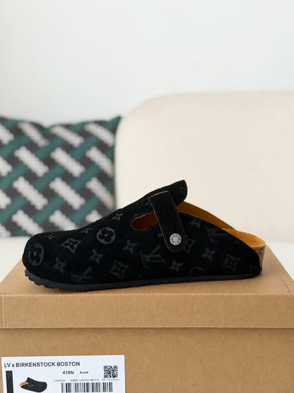 LV Cosy Flat Comfort Clog Black