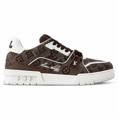LV Trainer Brown Monogram Denim