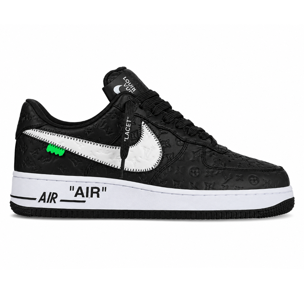 Air Force 1 x Louis Vuitton 07 Low ‘By Virgil Abloh Black/White’ Best Quality