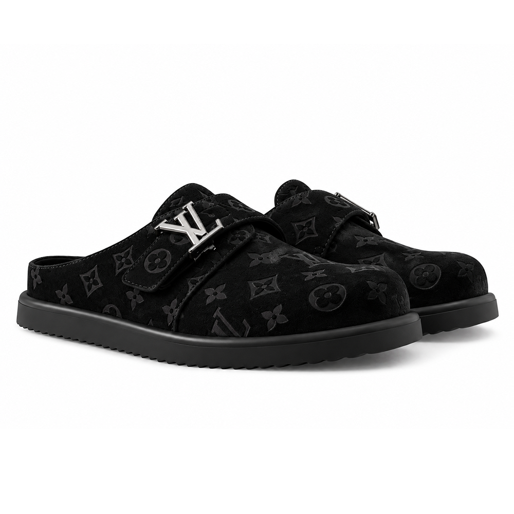 LV Easy Mule Sandals Black
