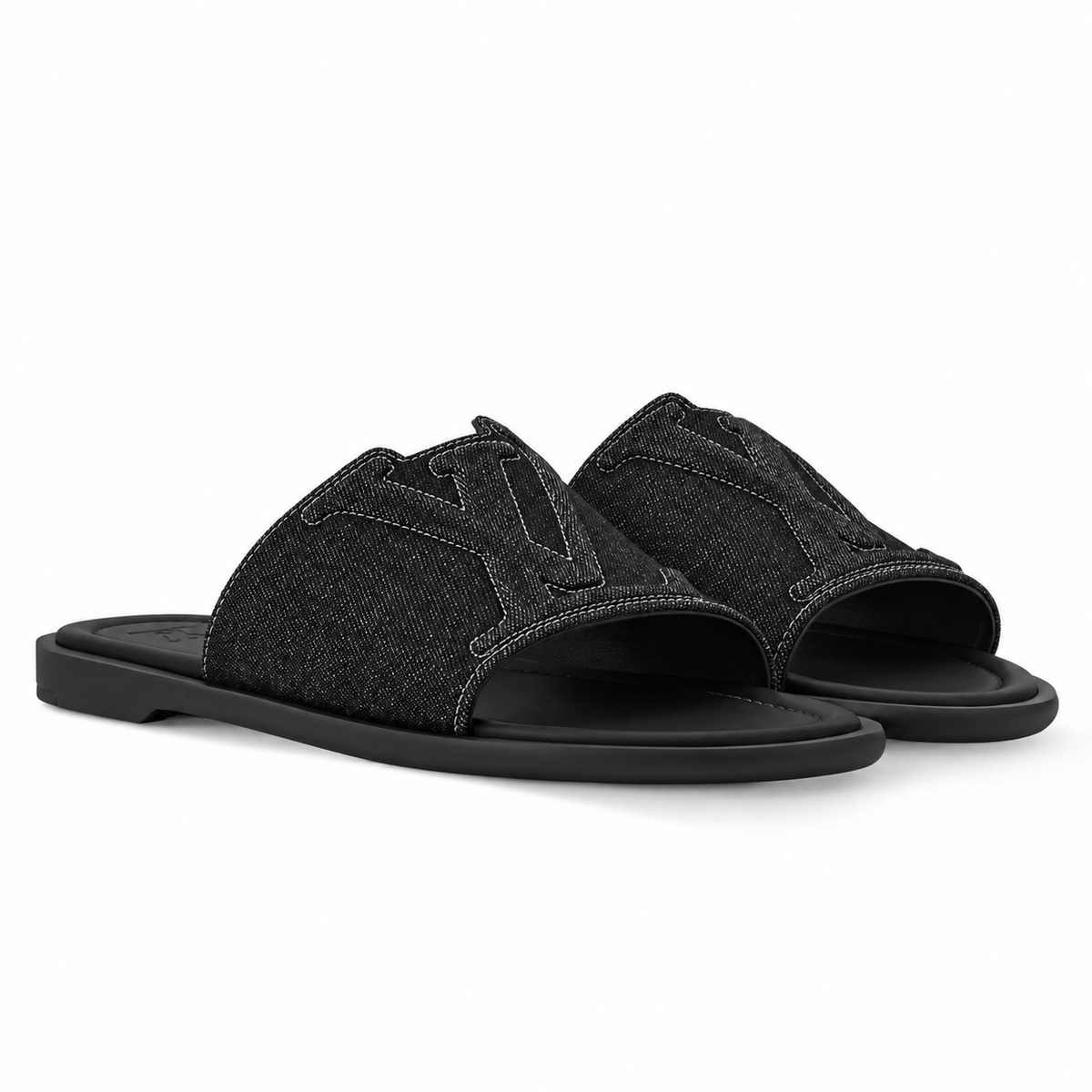 LV Portofino Mule Black