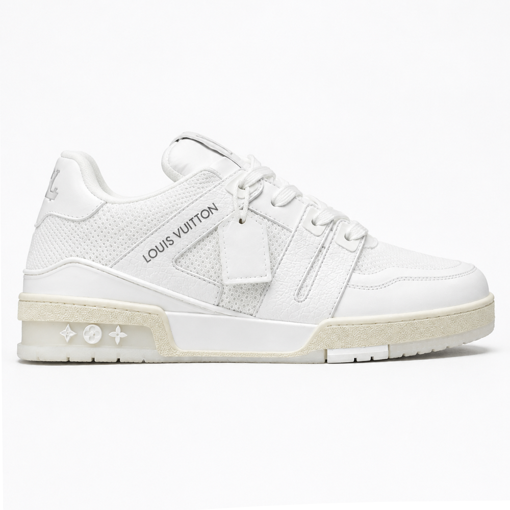 LV Trainer Sneaker White