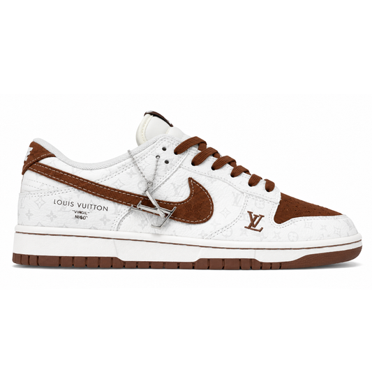 LV x Nike SB Dunk Low Brown/White Monogram Edition