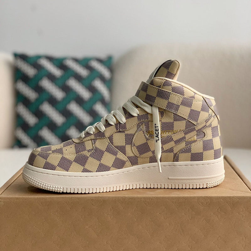 Air Force 1 Mid x Louis Vuitton Graffiti Best Quality