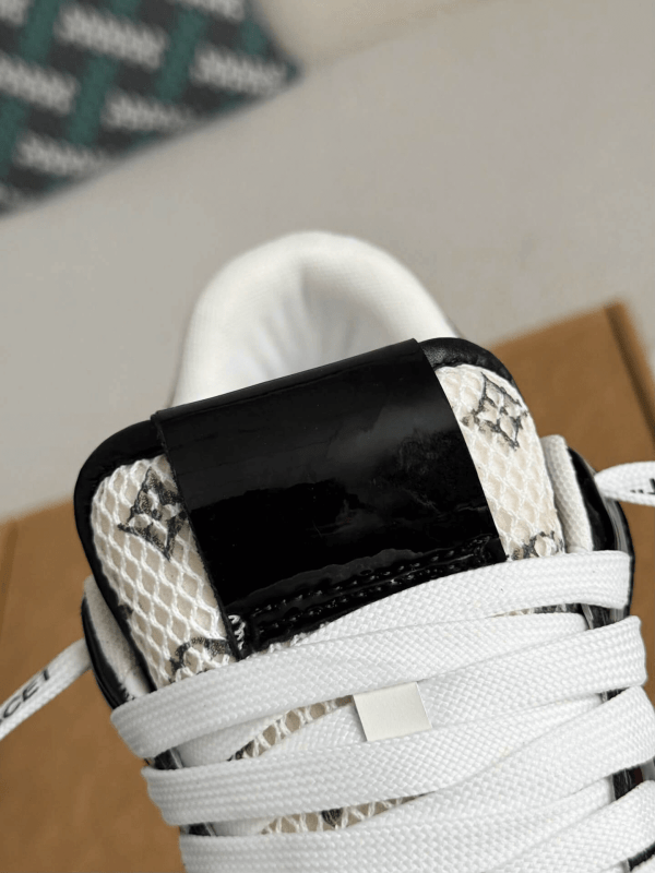 LV x Nike Air Force 1 Black White Monogram Sneaker