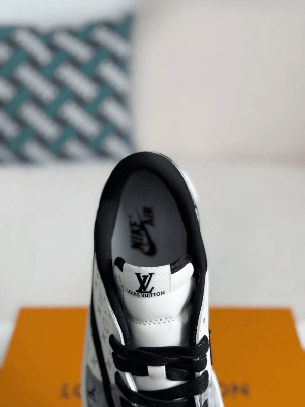 LV x Air Jordan 1 OG SP Travis Scott x Fragment Grey Black Sneaker