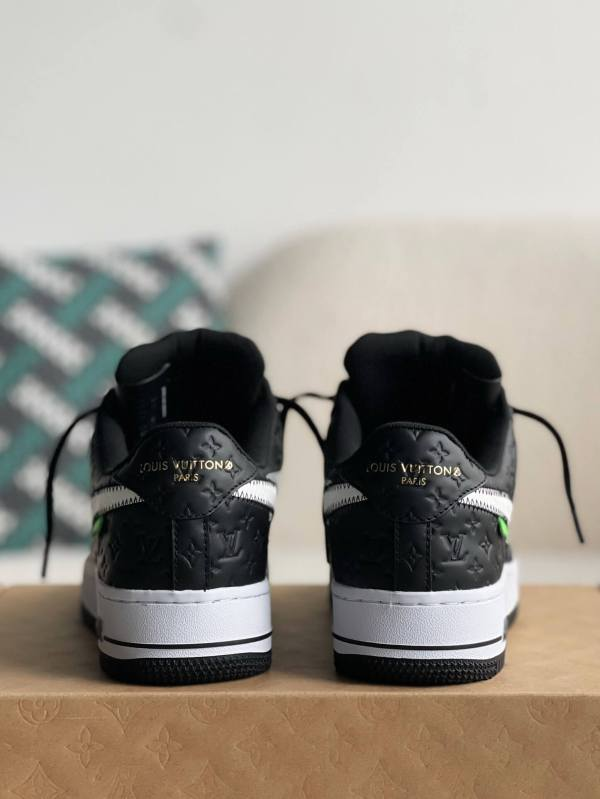 Air Force 1 x Louis Vuitton 07 Low ‘By Virgil Abloh Black/White’ Best Quality