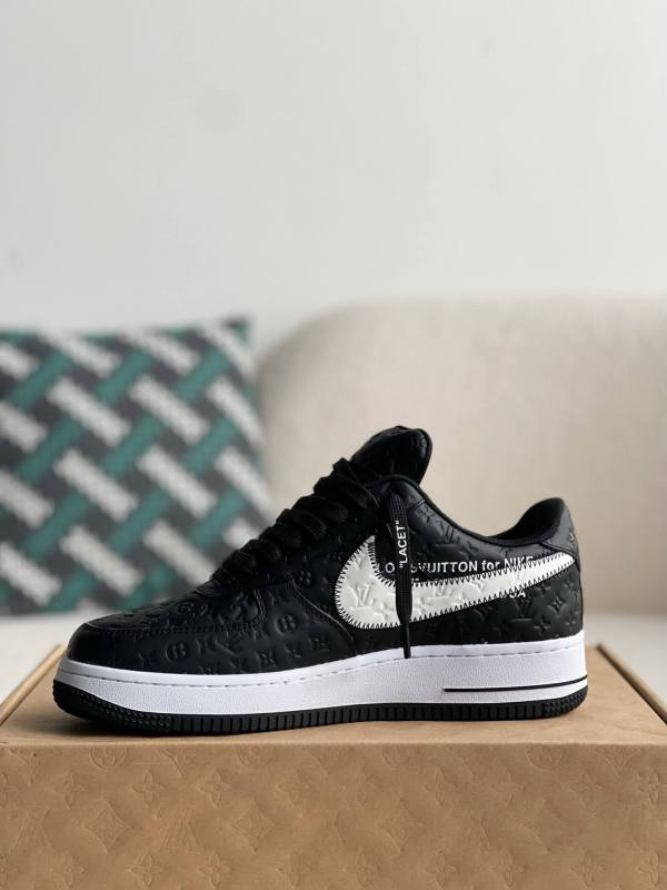 Air Force 1 x Louis Vuitton 07 Low ‘By Virgil Abloh Black/White’ Best Quality