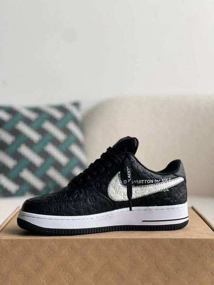 Air Force 1 x Louis Vuitton 07 Low ‘By Virgil Abloh Black/White’ Best Quality