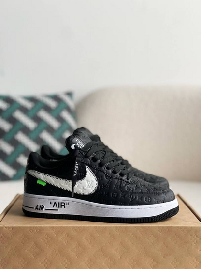 Air Force 1 x Louis Vuitton 07 Low ‘By Virgil Abloh Black/White’ Best Quality