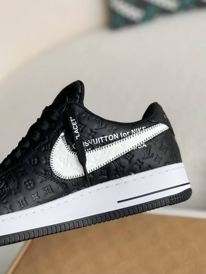 Air Force 1 x Louis Vuitton 07 Low ‘By Virgil Abloh Black/White’ Best Quality