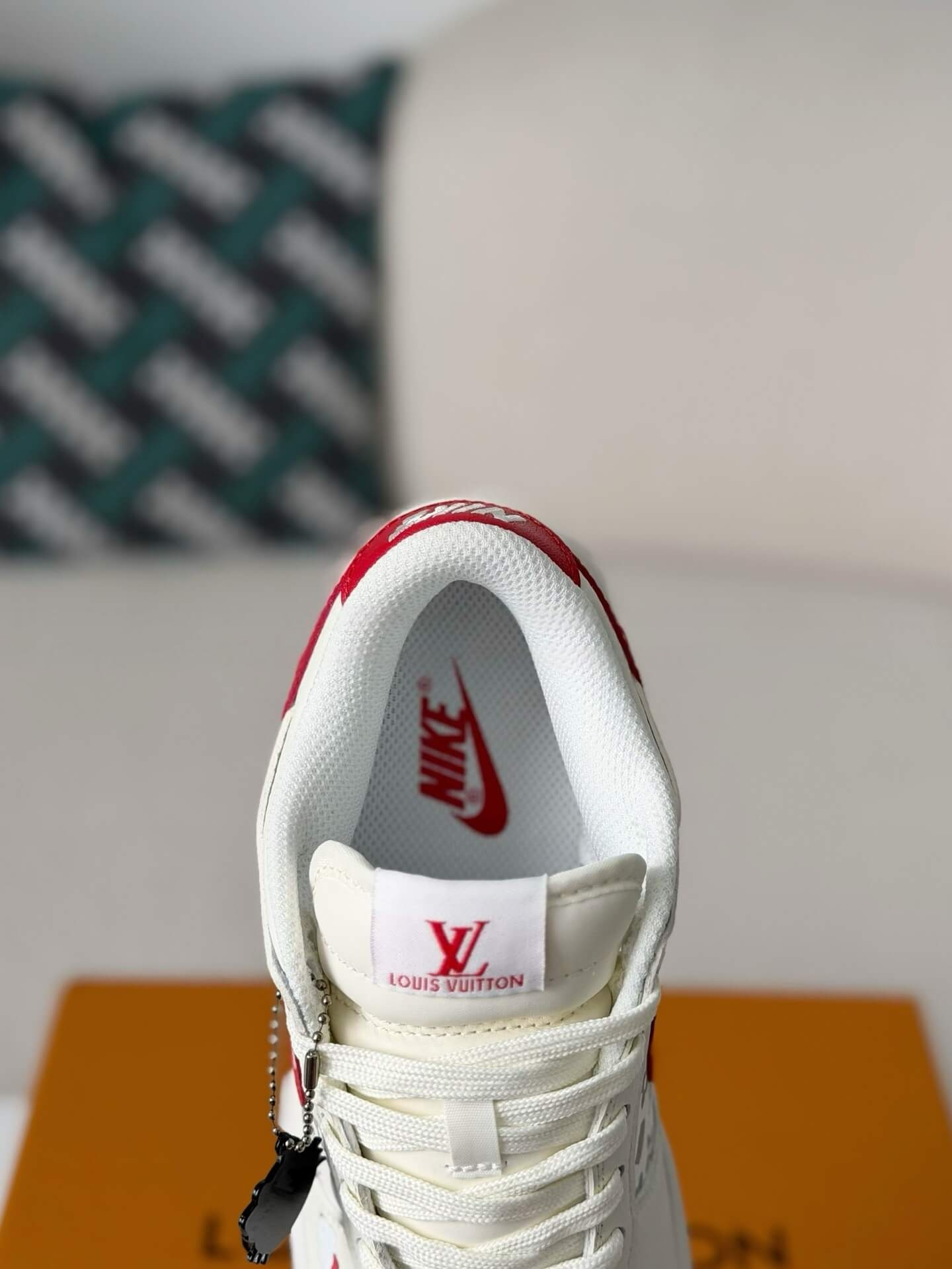 LV x Nike Air Force 1 Low “Hello Kitty Monogram Red”
