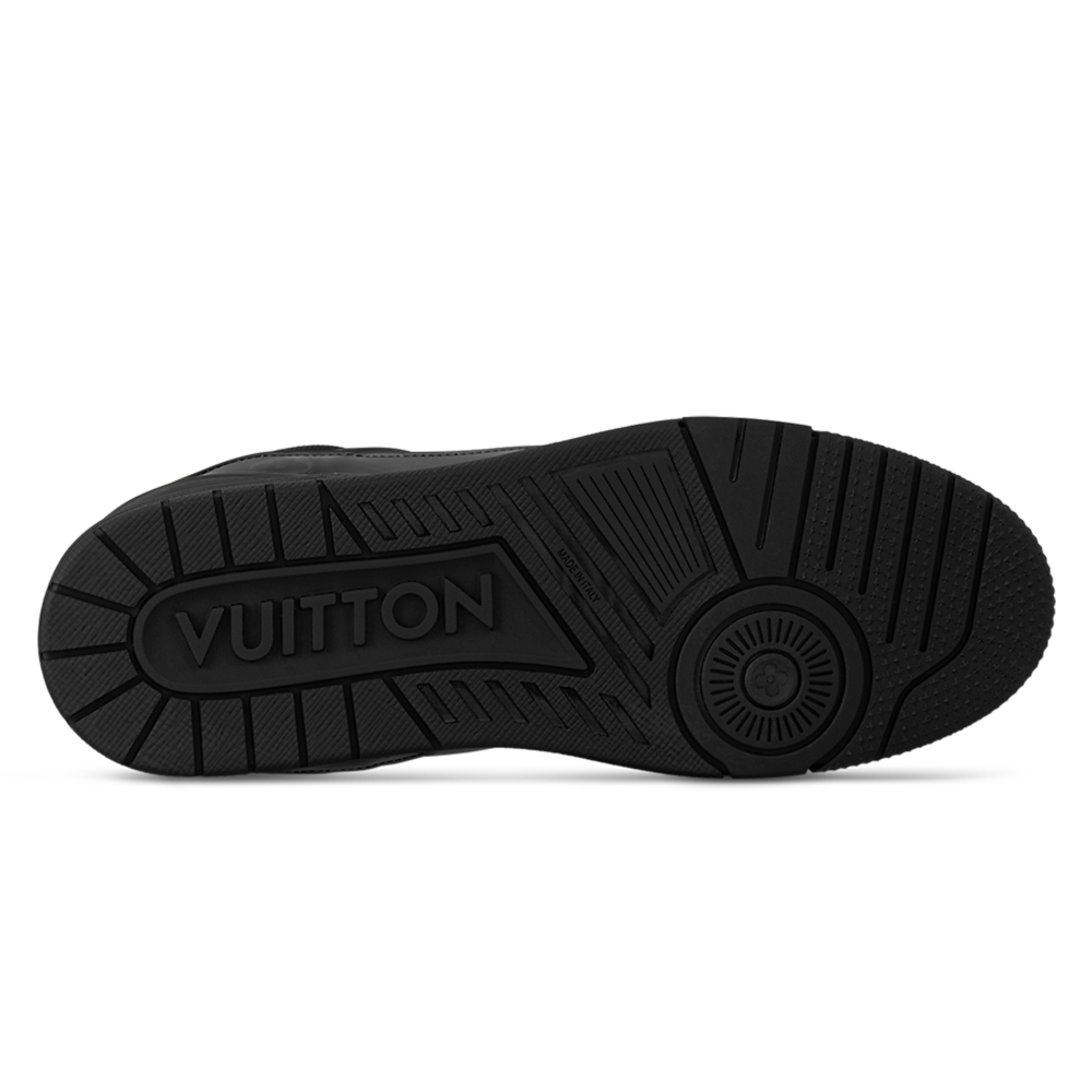 LV Trainers Monogram-Printed Translucent PVC Black