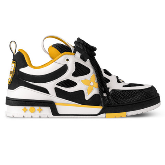 LV 57th Street NYC LV Skate Sneaker in Black Yellow