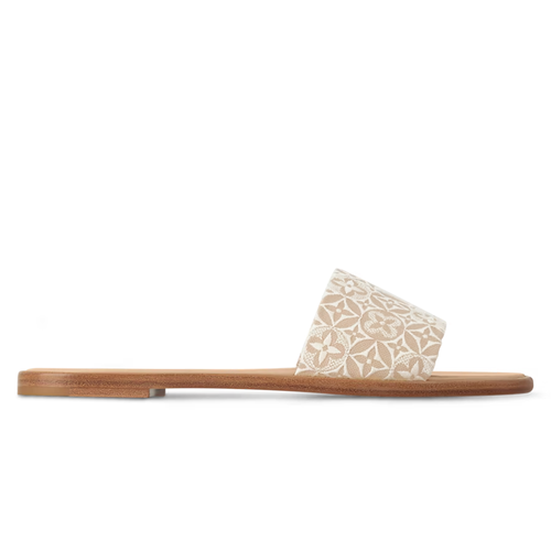 LV Lily Flat Mule Beige
