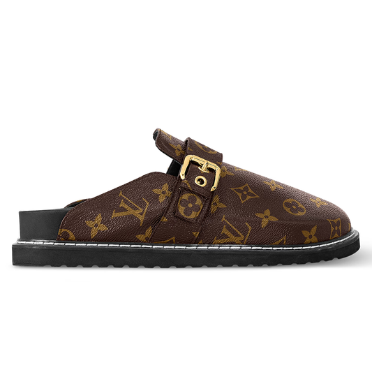 LV Cosy Flat Comfort Clog Cacao Brown