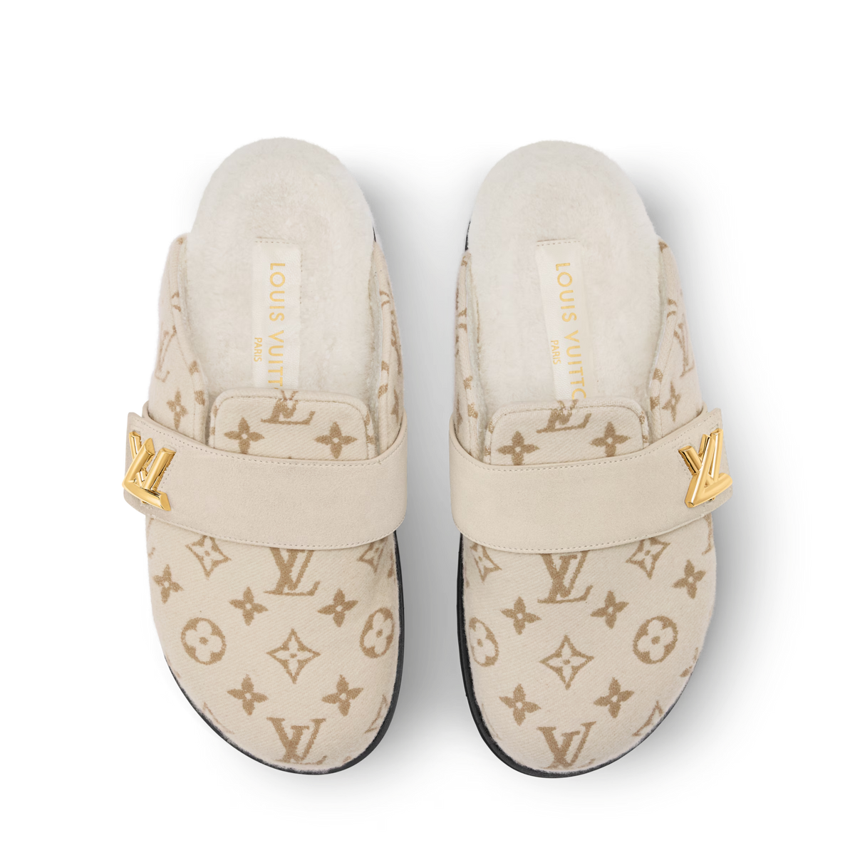 LV Cosy Flat Comfort Closed Mule Beige