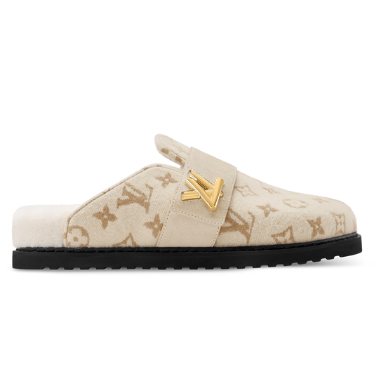 LV Cosy Flat Comfort Closed Mule Beige