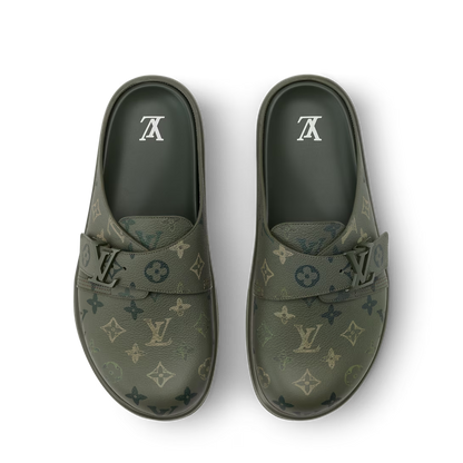 LV Easy Mule Khaki Green