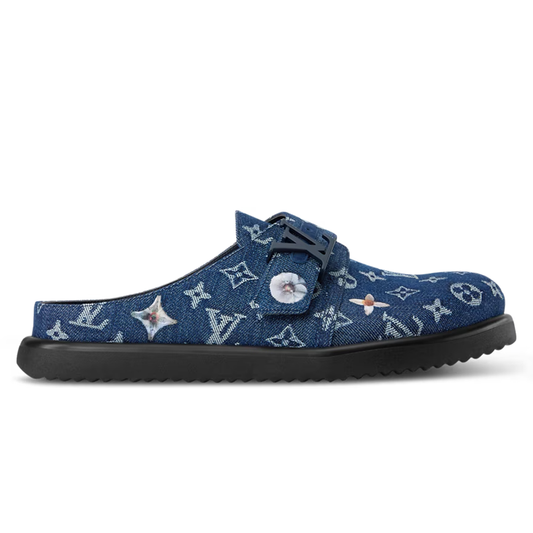 LV Easy Mule Blue Denim