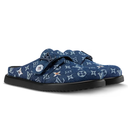 LV Easy Mule Blue Denim