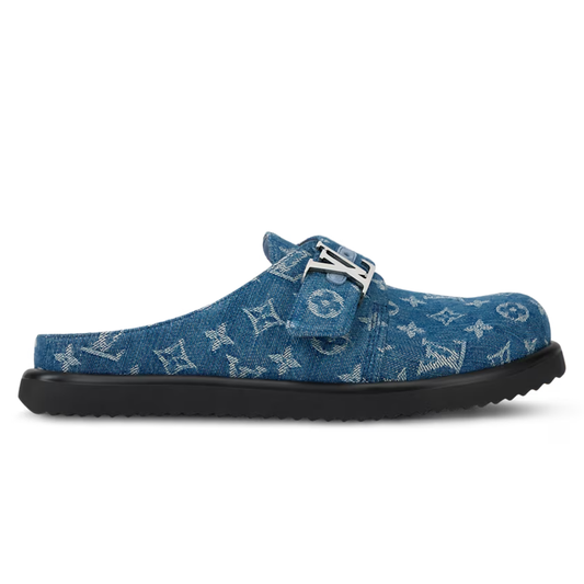 LV Easy Mule Blue Denim