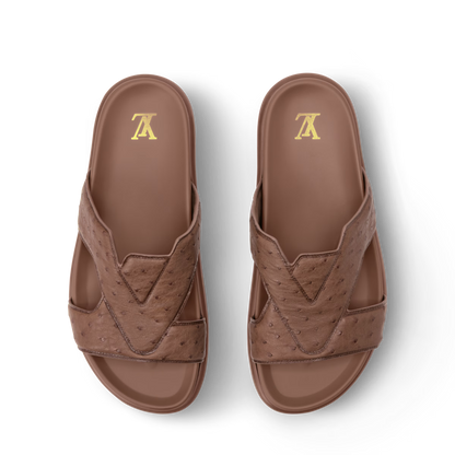 LV Oasis Mule Taupe Brown