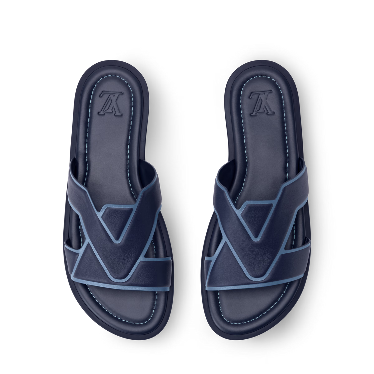 LV Oasis Mule Navy Blue