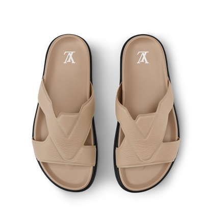 LV Oasis Mule Taupe Brown