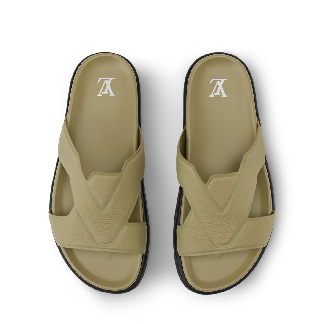LV Oasis Mule Khaki Green