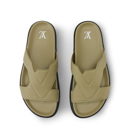 LV Oasis Mule Khaki Green
