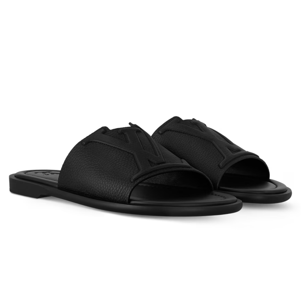 LV Portofino Mule Black