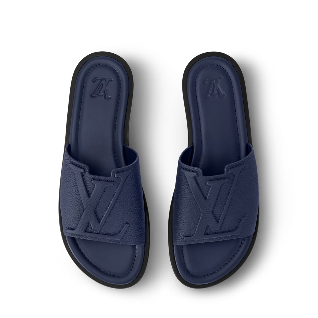 LV Portofino Mule Navy Blue